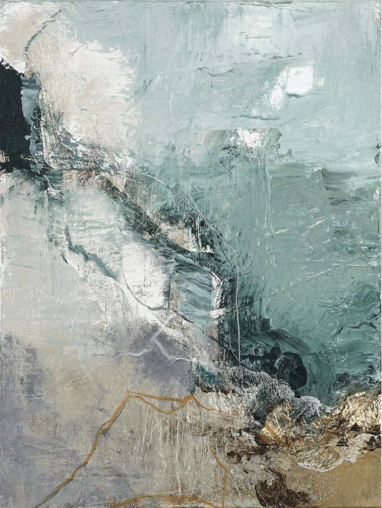 Obraz s ručně malovanými prvky 60x80 cm Downhill – Malerifabrikken