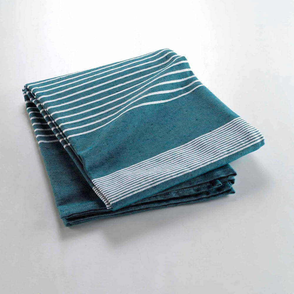 Modrý přehoz 220x240 cm Adele – douceur d'intérieur