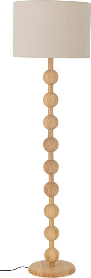 Stojací lampa v přírodní barvě s textilním stínidlem (výška 154,5 cm) Giacoma – Bloomingville