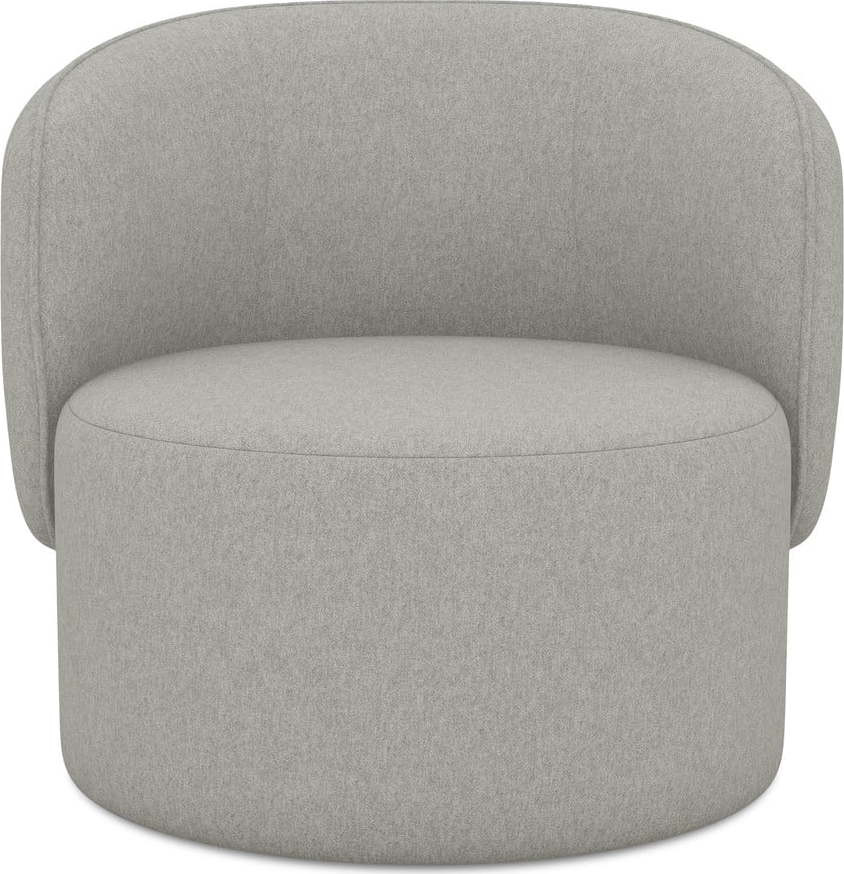 Světle šedé křeslo Ipo – Makamii