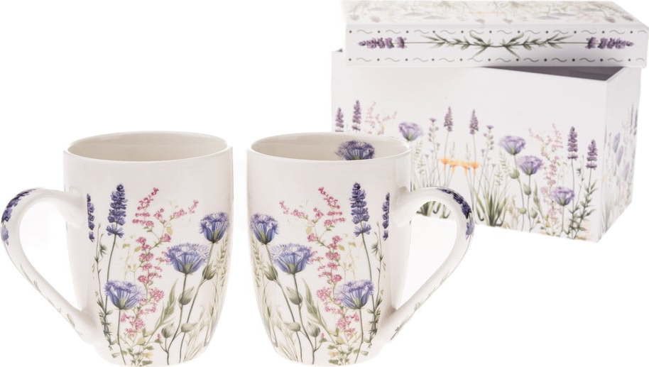 Krémové porcelánové hrnky v sadě 2 ks 350 ml – Dakls