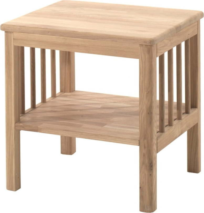 Dětský noční stolek z dubového dřeva v přírodní barvě Forrest – Vipack