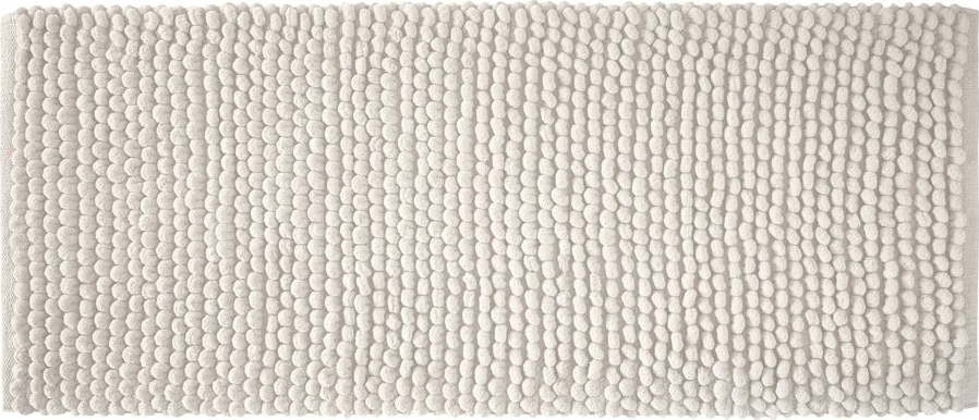 Bílá koupelnová předložka 50x120 cm Aspen Bobble – Bianca