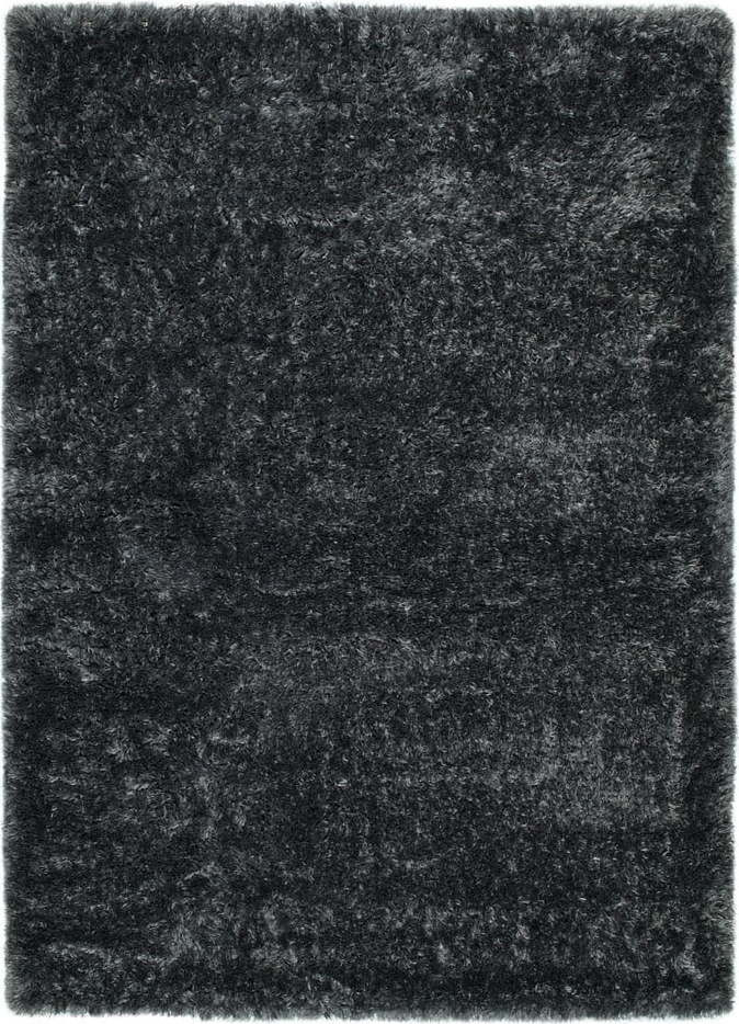 Antracitový koberec 140x200 cm Aloe Liso – Universal