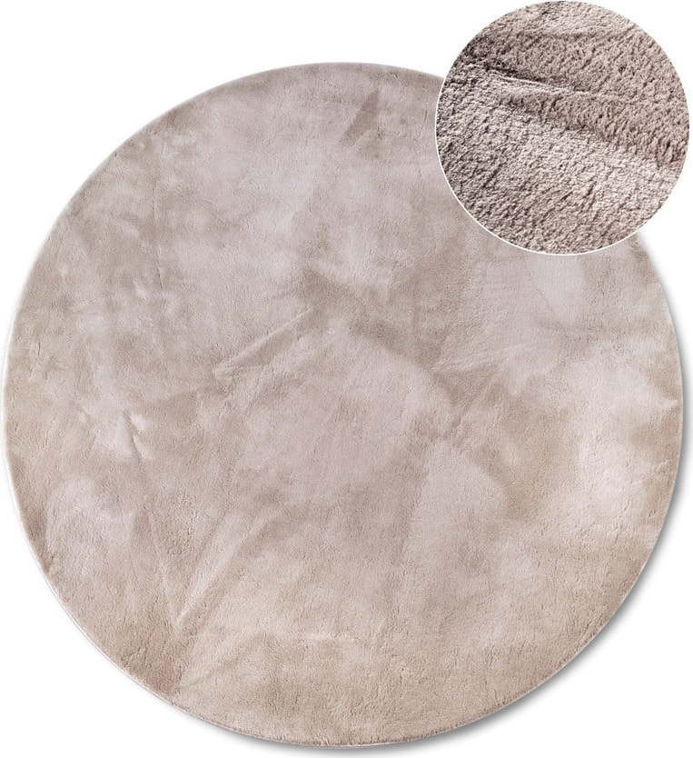 Béžový kulatý koberec ø 160 cm Leon – Villeroy&Boch
