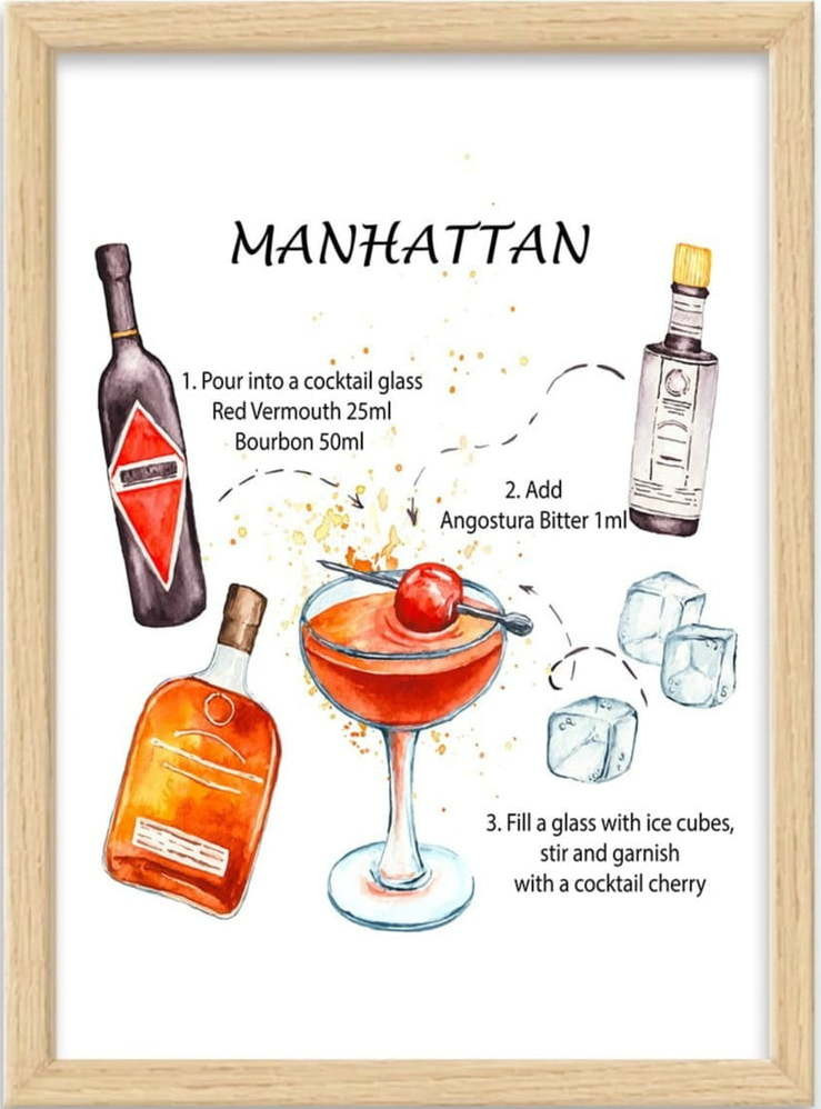 Obraz 40x55 cm Manhattan – Wallity