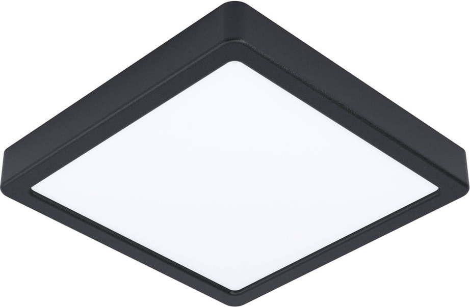 Černé LED stropní svítidlo 21x21 cm FUEVA 5 – EGLO