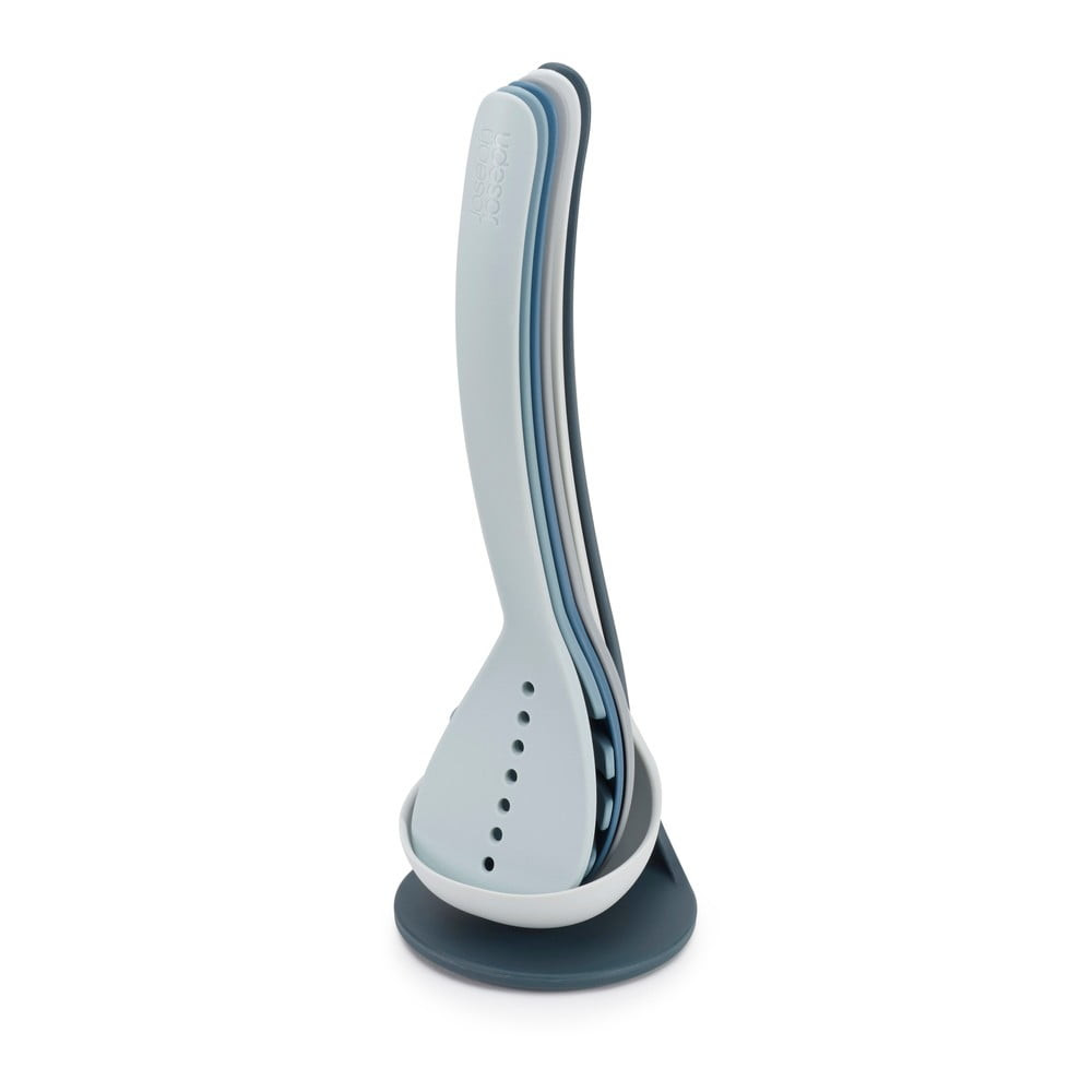 Sada 5 modrých kuchyňských nástrojů se stojánkem Joseph Joseph Nest Utensils Plus