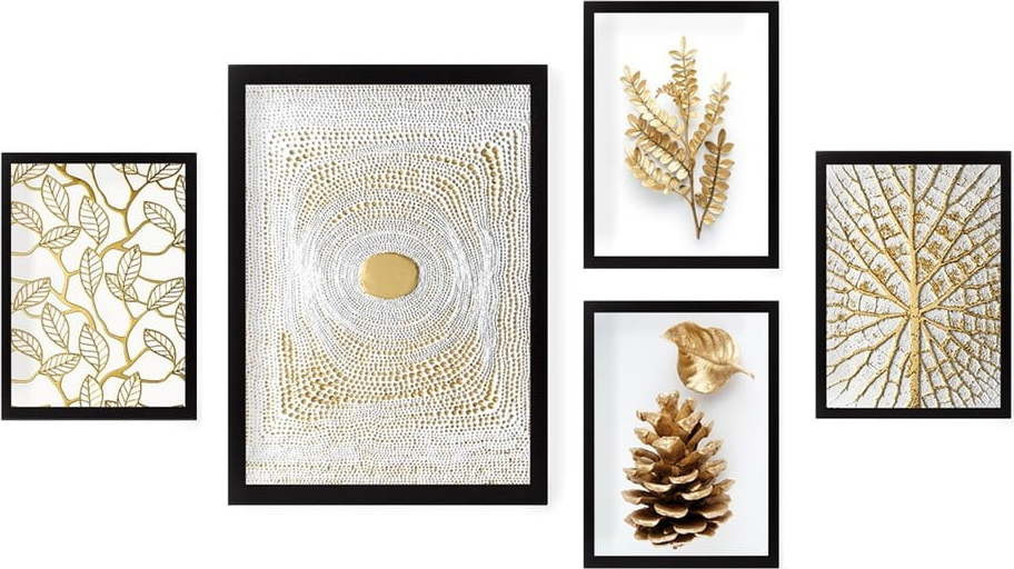 Obrazy v sadě 5 ks 34x44 cm – Wallity