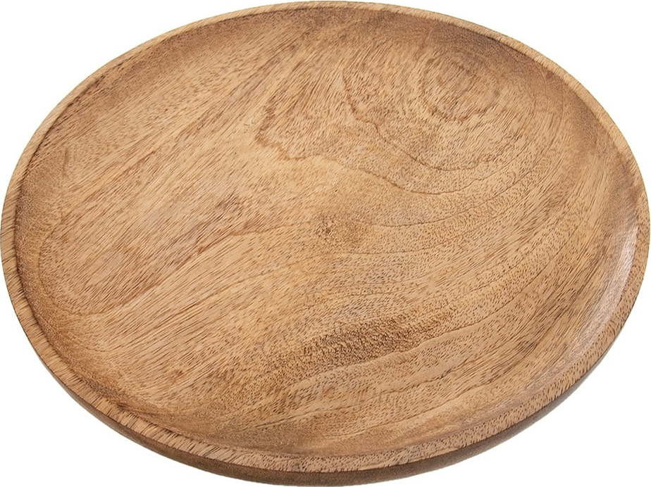 Dřevěný tác ø 30 cm Mango – Orion