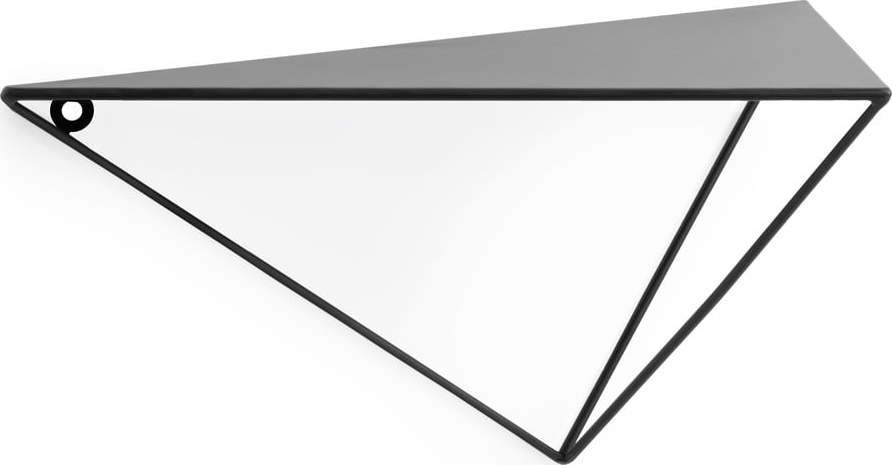 Černá kovová police Upp – Kave Home