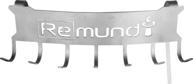 Ocelová závěsná lišta na grilovací náčiní Remundi