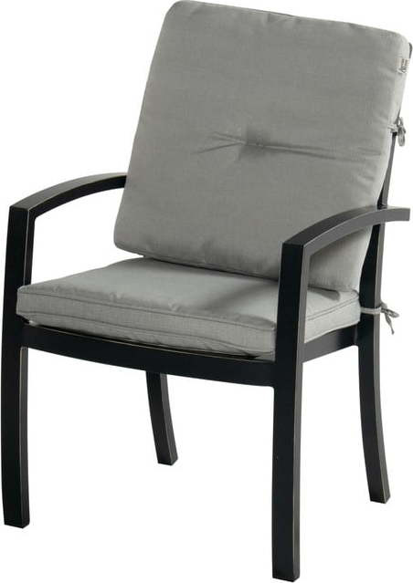 Šedá kovová zahradní židle Rosario – Hartman