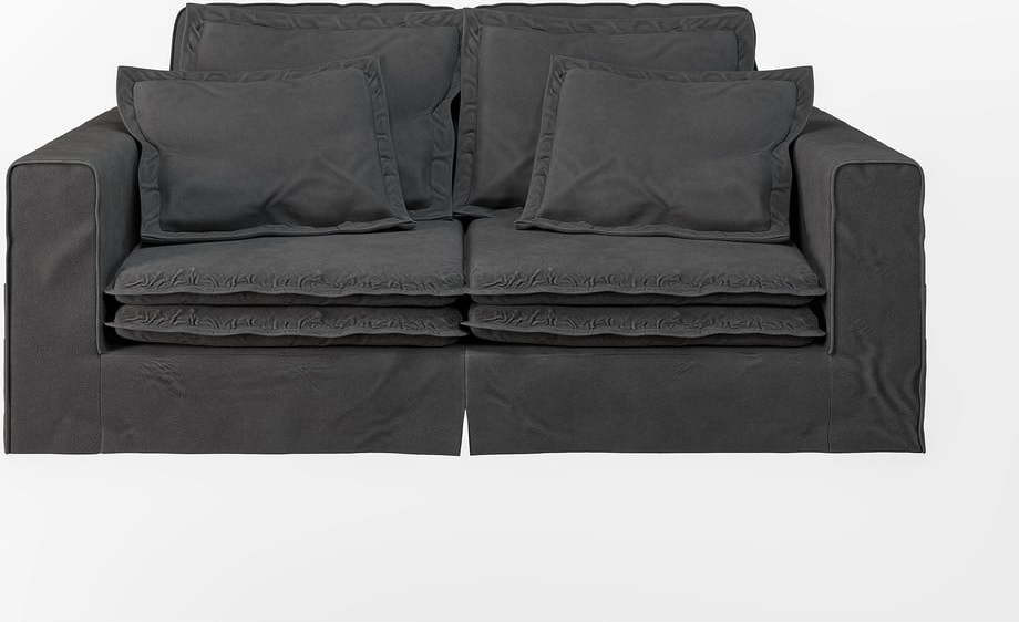 Antracitová pohovka 196 cm Nora – Ropez