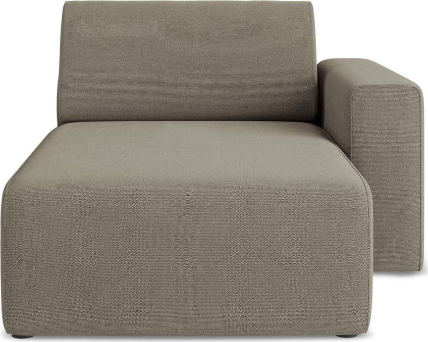 Světle hnědý modul pohovky (pravý roh) Kalea – Makamii