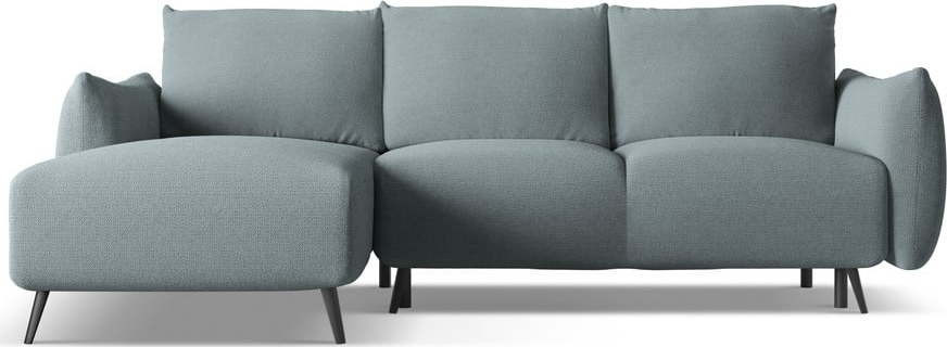 Světle modrá rohová pohovka (levý roh) Malie – Makamii