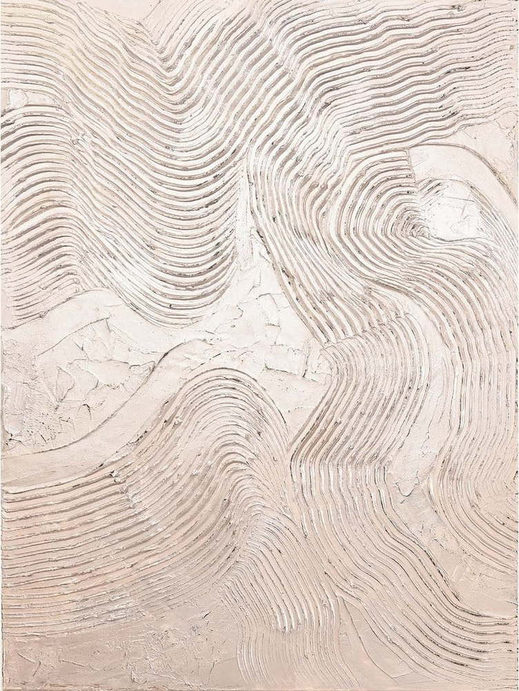 Ručně malovaný obraz 88x118 cm Metallic Rose – Malerifabrikken