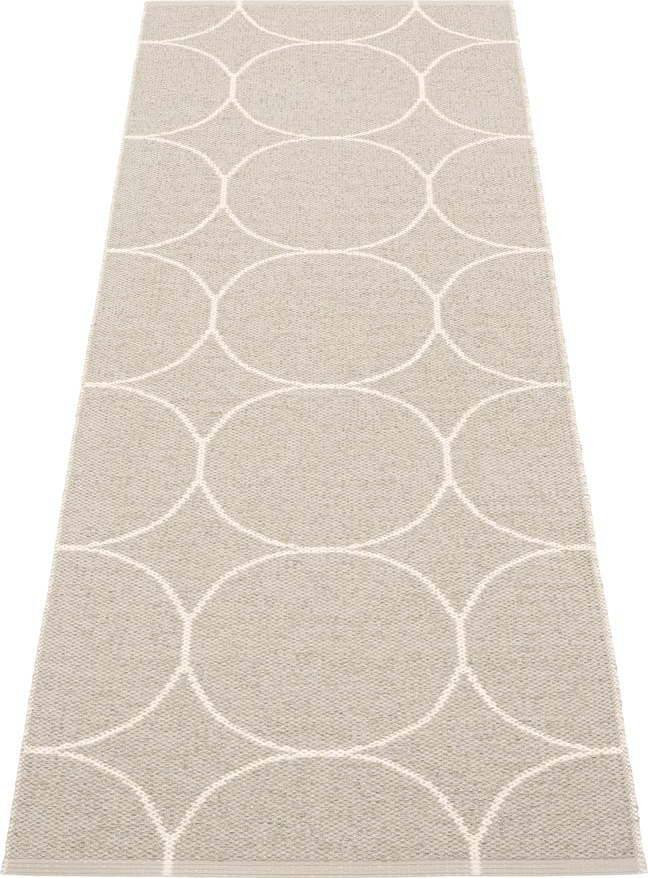 Krémový vnitřní a venkovní běhoun 70x200 cm Boo Linen – Pappelina