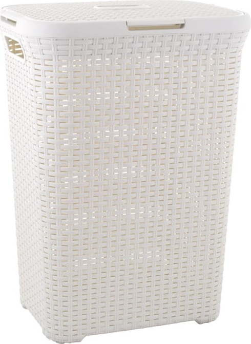 Světle krémový koš na prádlo Curver Hamper, 60 l