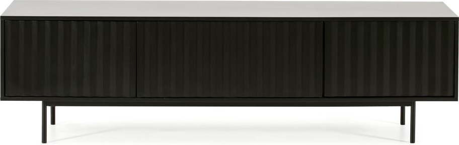 Černý TV stolek 180x52 cm Sierra – Teulat