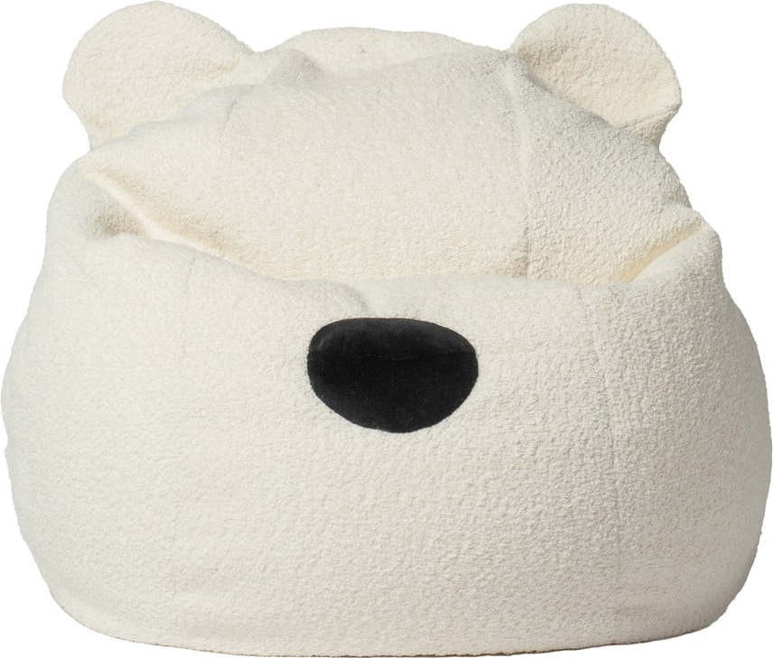 Krémový dětský sedací vak Bear – The Brooklyn Kids
