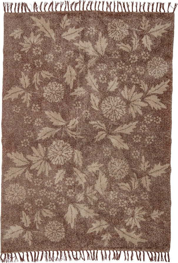 Hnědý bavlněný koberec 140x200 cm Malu – Bloomingville