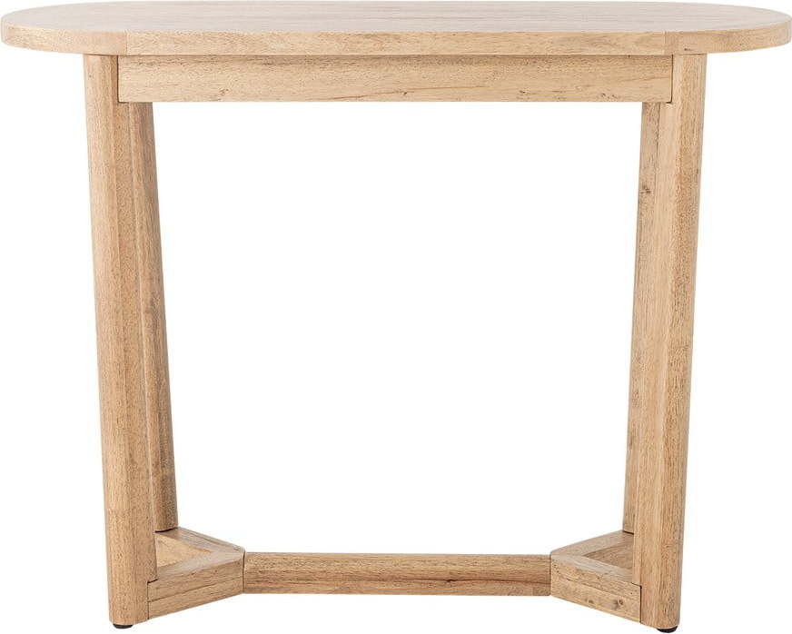 Konzolový stolek z kaučukového dřeva v přírodní barvě 35x100 cm Serrone – Bloomingville