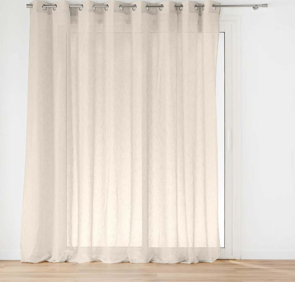 Záclona v přírodní barvě 300x240 cm Carlin – douceur d'intérieur