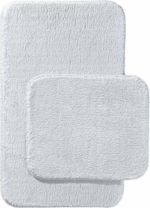 Světle šedé koupelnové předložky v sadě 2 ks 50x90 cm Plush – Mila Home