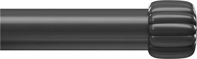 Matně černá ocelová roztažitelná garnýž 91 - 168 cm Cleo – Umbra