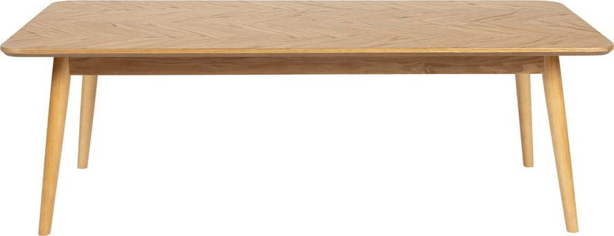 Konferenční stolek s deskou v dubovém dekoru v přírodní barvě 60x120 cm Fabio – White Label