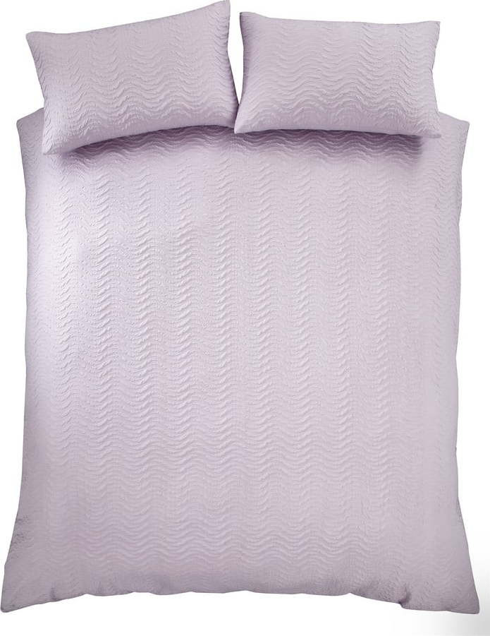 Povlečení na dvoulůžko v levandulové barvě 200x200 cm Heatset Wave – Catherine Lansfield