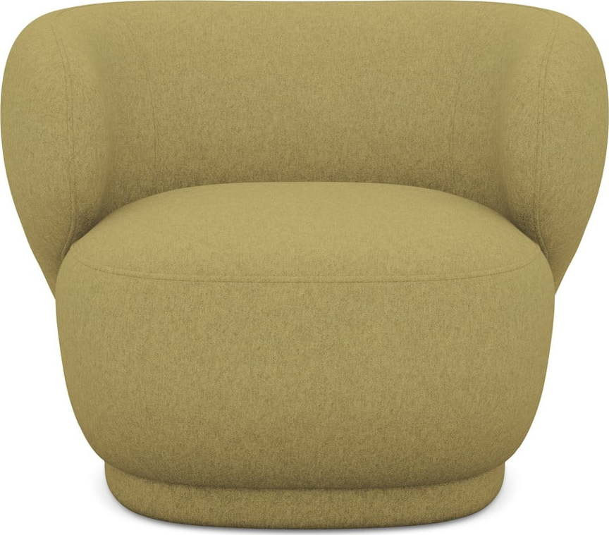 Křeslo v hořčicové barvě Hina – Makamii