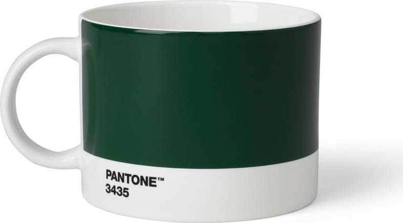 Tmavě zelený keramický hrnek 475 ml Dark Green 3435 – Pantone