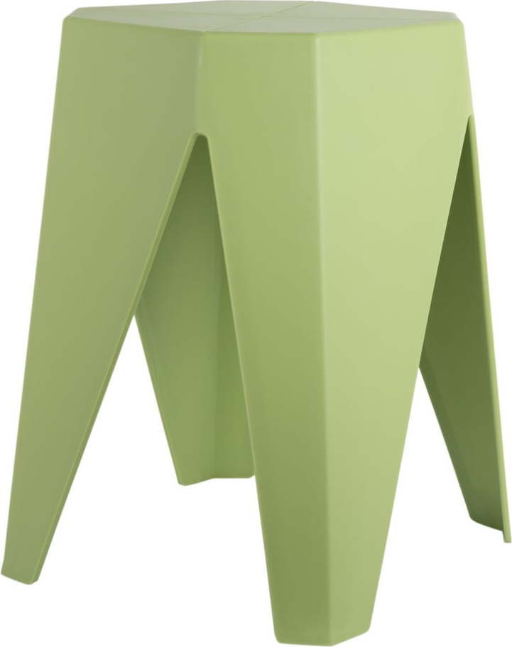 Zelená plastová stolička Cherish – Leitmotiv