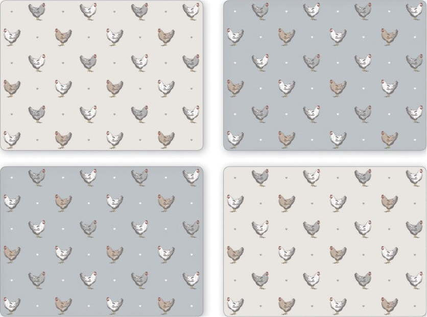 Korkové prostírání 4 ks 29x21 cm Farmers Kitchen - Cooksmart ®