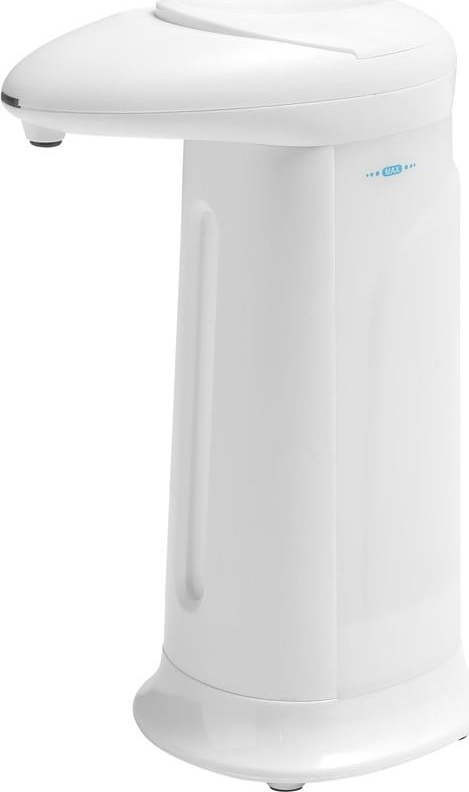 Bílý bezdotykový plastový dávkovač mýdla 350 ml Aqualine – Sapho