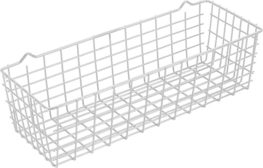 Bílý přídavný košík Metaltex