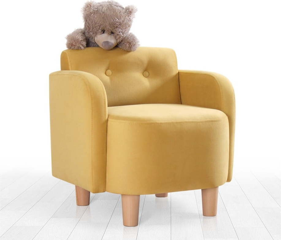 Žluté dětské křesílko Volie – Artie