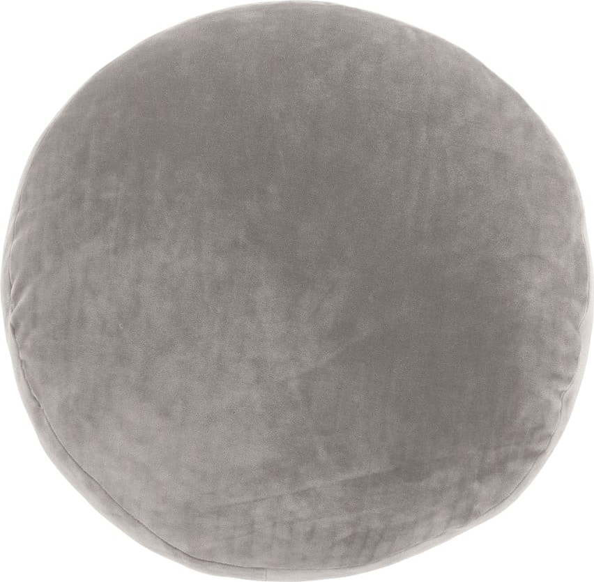 Šedobéžový dekorativní polštář z mikrovlákna Tiseco Home Studio Marshmallow, ø 40 cm