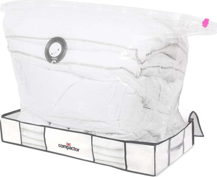 Vakuový látkový plastový úložný box pod postel 105x45x15,5 cm Life – Compactor