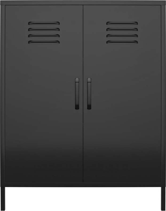 Černá kovová skříňka 40x102x80 cm Mission District – Støraa