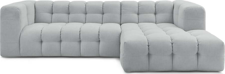 Světle šedá rohová pohovka (pravý roh) Cloud – Bobochic Paris