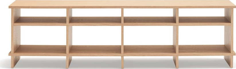 TV stolek v dekoru dubu v přírodní barvě 180x50x40 cm Inari – Teulat