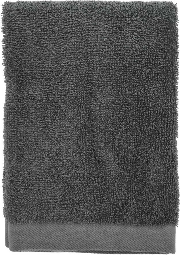 Tmavě šedá froté bavlněná osuška 70x140 cm Comfort – Södahl