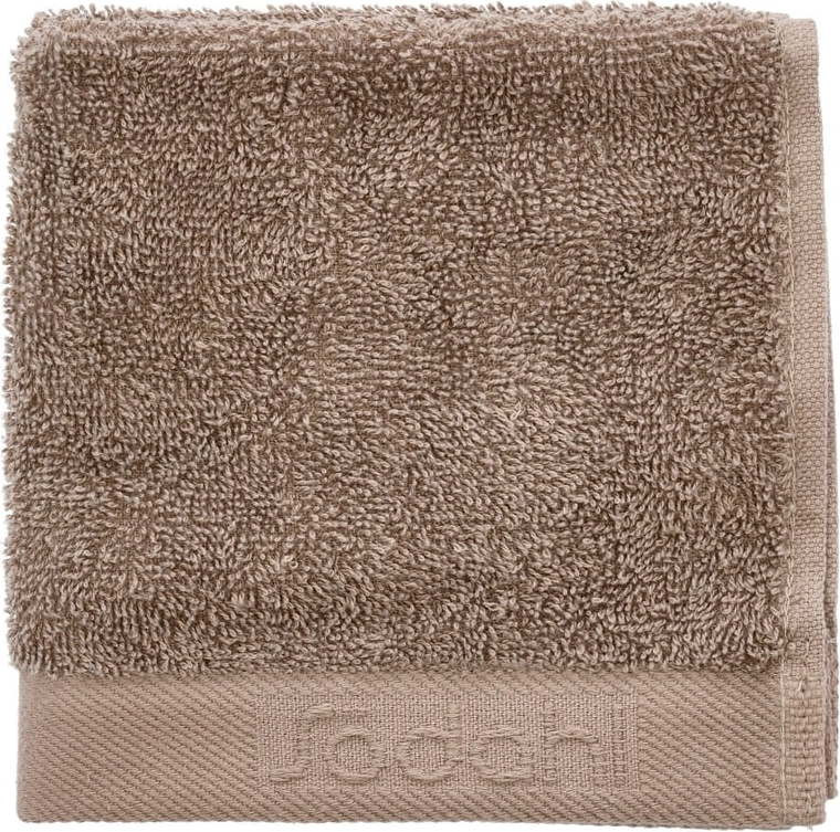 Hnědý froté bavlněný ručník 30x30 cm Comfort – Södahl