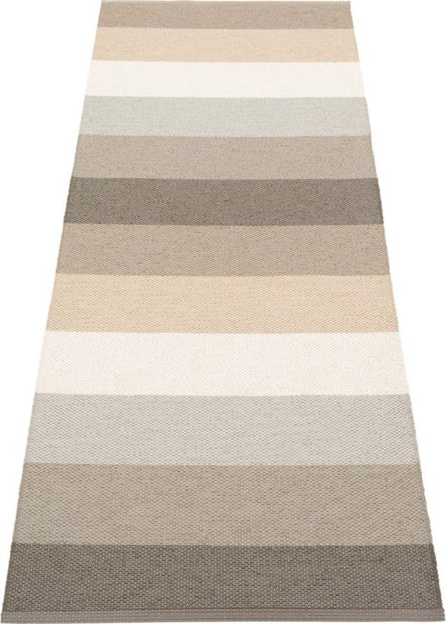 Šedo-béžový vnitřní a venkovní běhoun 70x200 cm Molly Clay – Pappelina