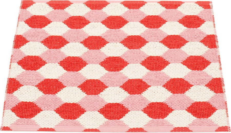 Červený vnitřní a venkovní koberec 60x70 cm Dana Coral – Pappelina