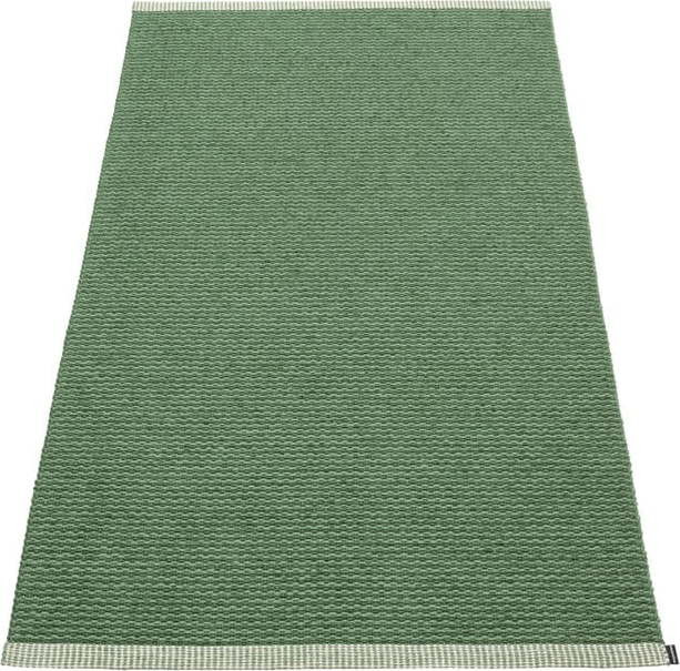 Zelený vnitřní a venkovní koberec 85x160 cm Mono Leaf Oregano – Pappelina