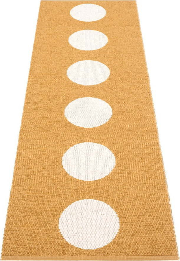 Okrově žlutý vnitřní a venkovní běhoun 70x225 cm Vera Ochre – Pappelina